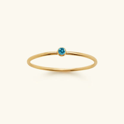 Briony - Birthstone Stacker Ring — made with care and attention to detail.