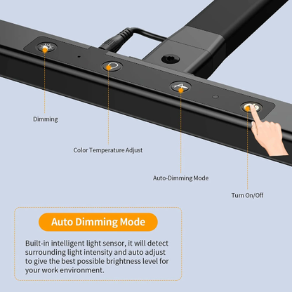 Lampe de bureau moderne et réglable pour architecte, idéale pour l'éclairage de bureau à domicile.
