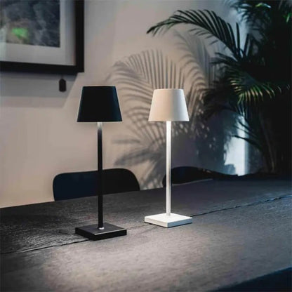 Lampe de table LED rechargeable sans fil à commande tactile - Portable et élégante