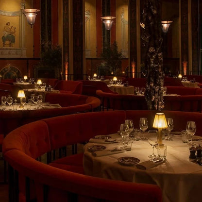 Vintage Brass Table Lamp with LED | Retro Style Lighting for Home