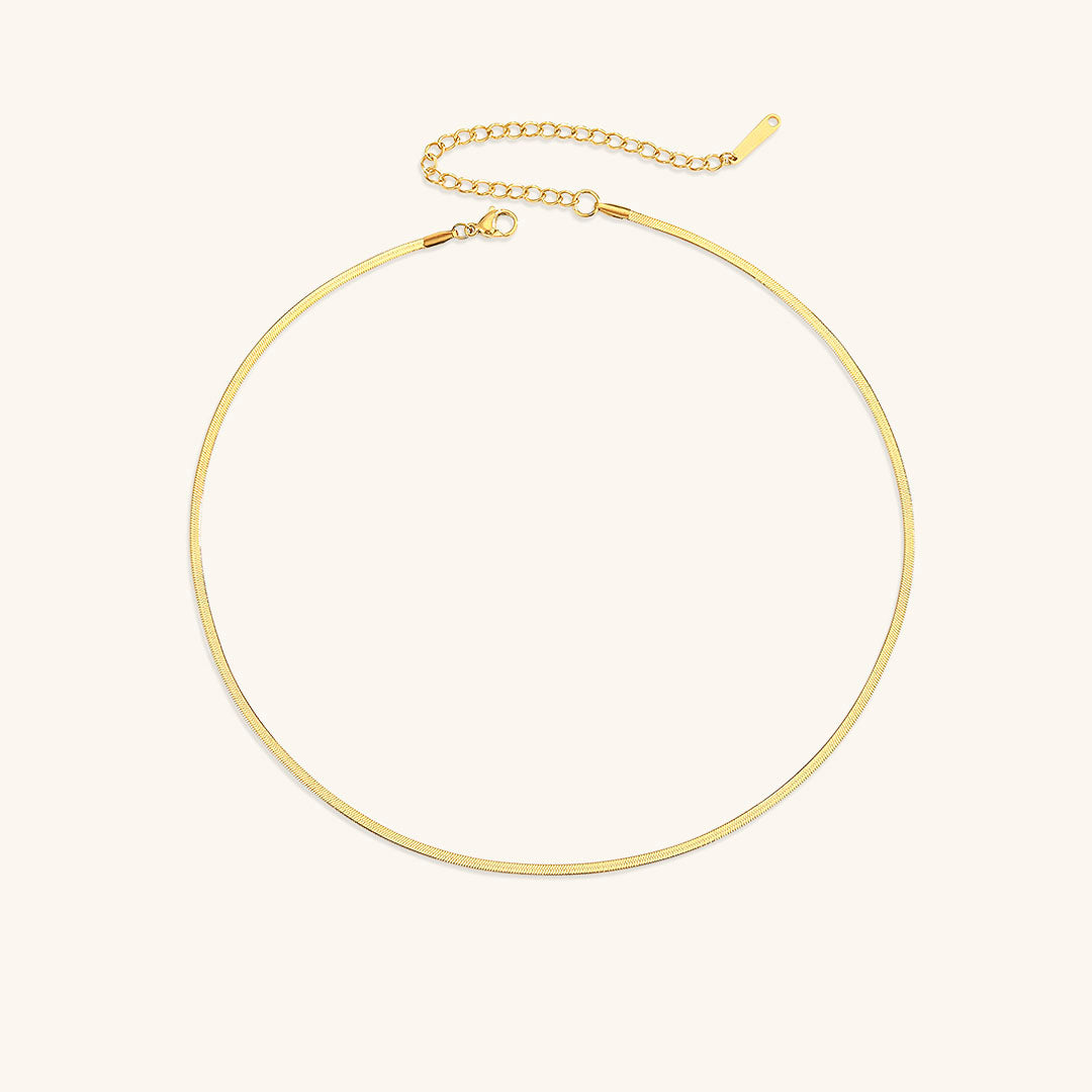 Flora - Bold Herringbone Necklace — bringing modern charm to your space.