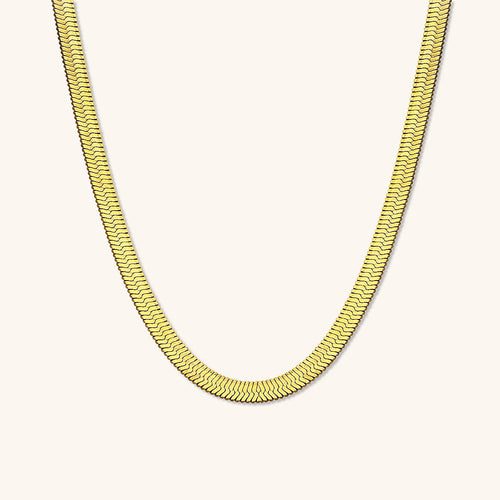 Emma - Bold Herringbone Necklace — crafted for everyday quality.