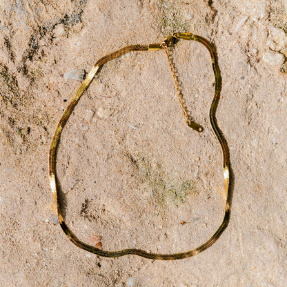 Emma - Bold Herringbone Necklace — crafted for everyday quality.