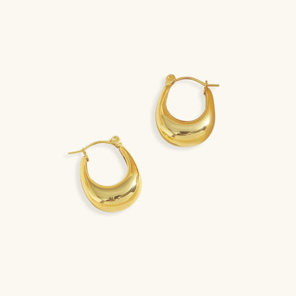 Evie - Gold Hoop Earrings — made with care and attention to detail.