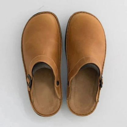 Clogs | Bequem | Slip-On | Lederpantoletten | Herrenschuhe