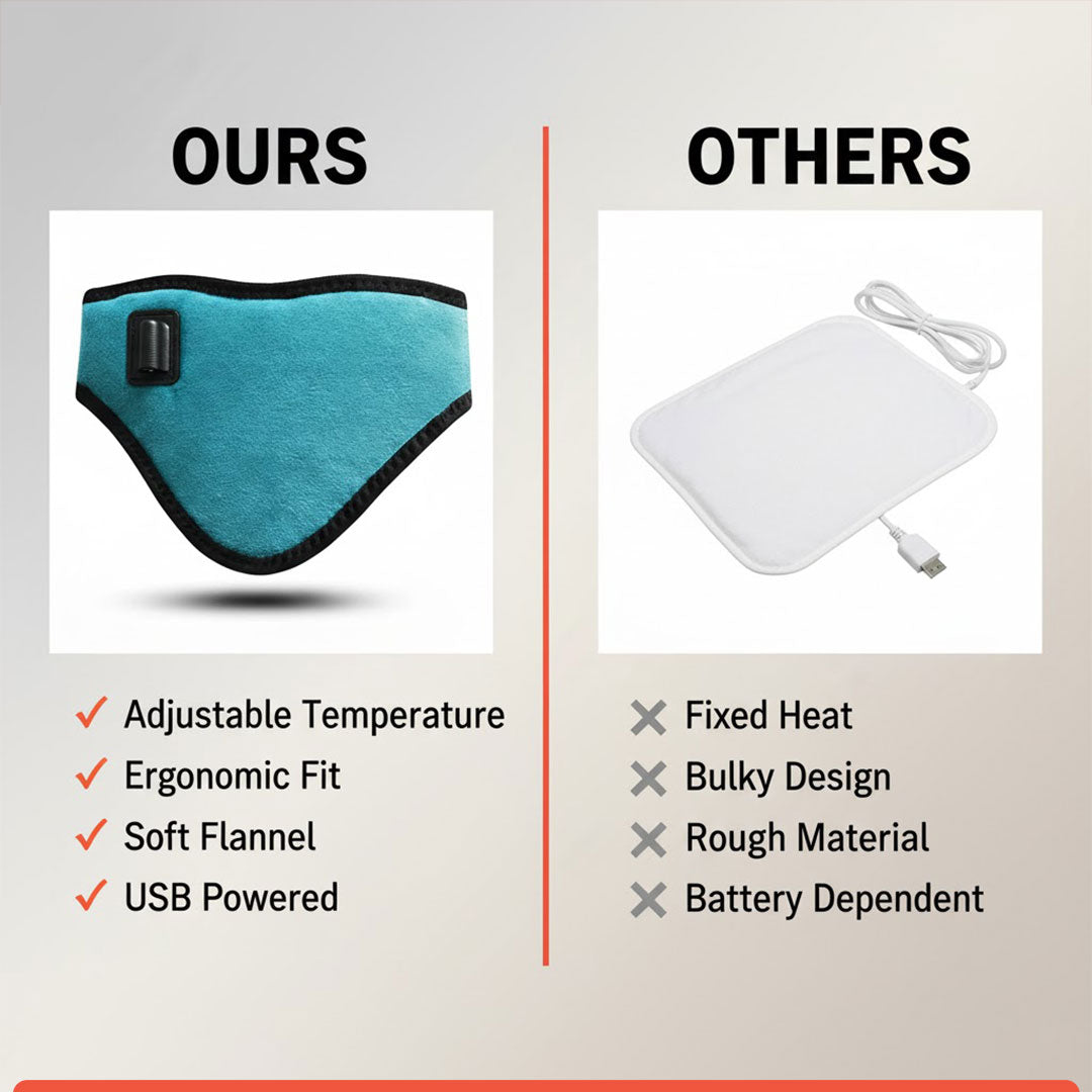 Elektrische Nackenumschlag - Heizkissen - Verstellbares Design