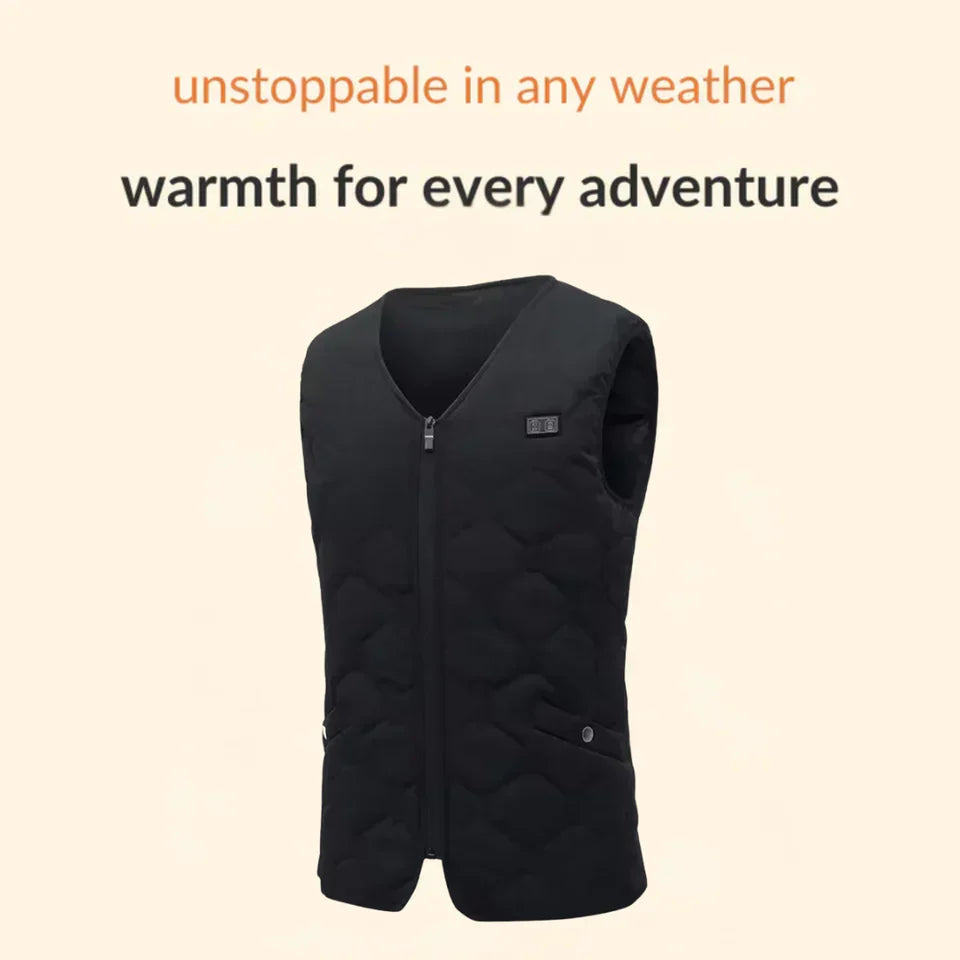 Elektrisch beheizter Bodywarmer - HeatCore - Doppelsteuerung - USB Aufladung