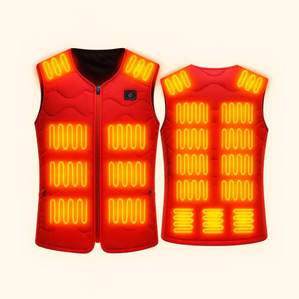Elektrisch beheizter Bodywarmer - HeatCore - Doppelsteuerung - USB Aufladung