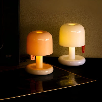 Compact LED Mushroom Table Lamp for Cozy Home Decor