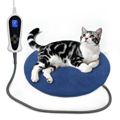 Tapis chauffant extra large et imperméable pour chien - Chauffe-animaux électrique