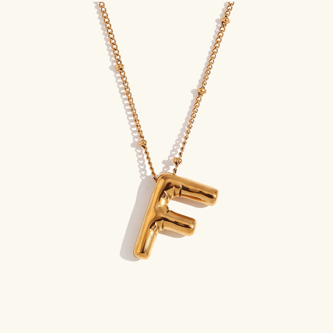 Arabella - Balloon Letter Initial Necklace — crafted for everyday quality.