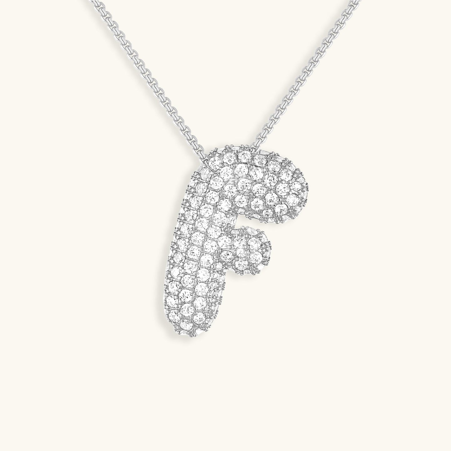 Collier Esme - Initiale en forme de bulle avec diamant — conçu pour inspirer votre style de vie.