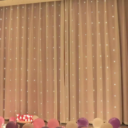 Feenlichtvorhang - USB LED - Fernbedienung