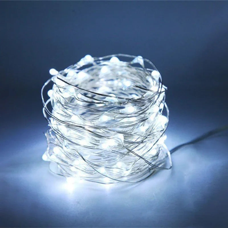 Feen-Lichterkette - Batteriebetrieben - Warmweiß