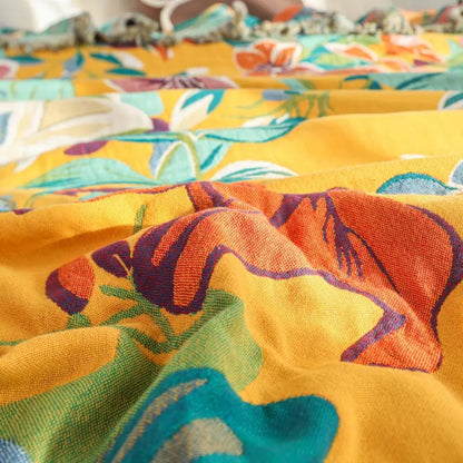 Festival Tropiques Baumwolldecke