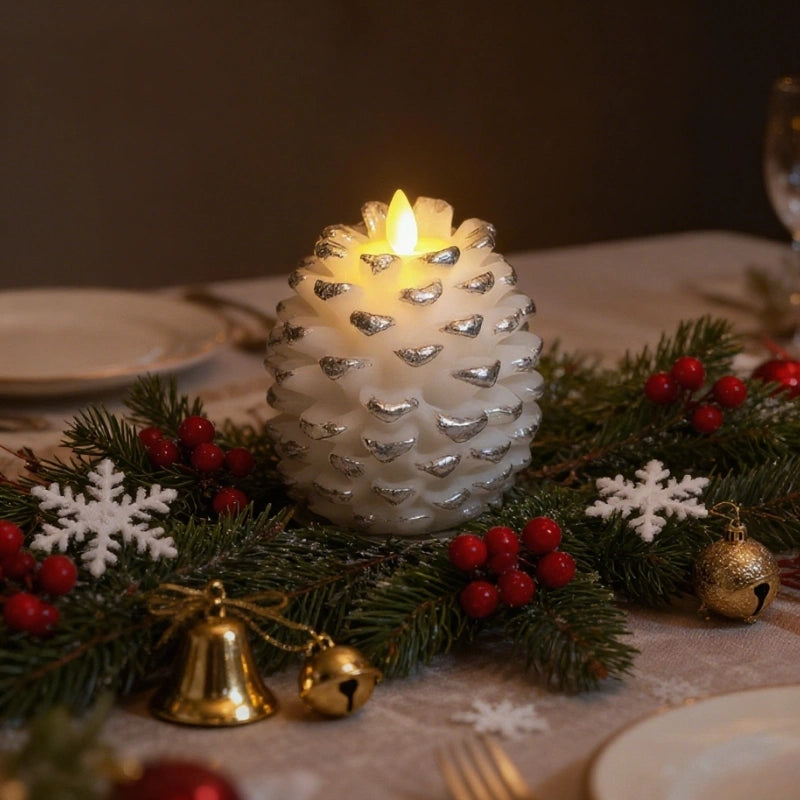 Bougies LED sans flamme – Solutions d'éclairage et de décoration hivernales sûres pour la maison