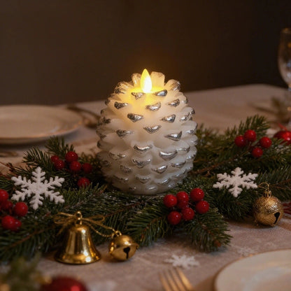 Bougies LED sans flamme – Solutions d'éclairage et de décoration hivernales sûres pour la maison