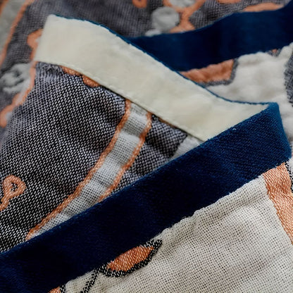 Blumenmuster Baumwolldecke