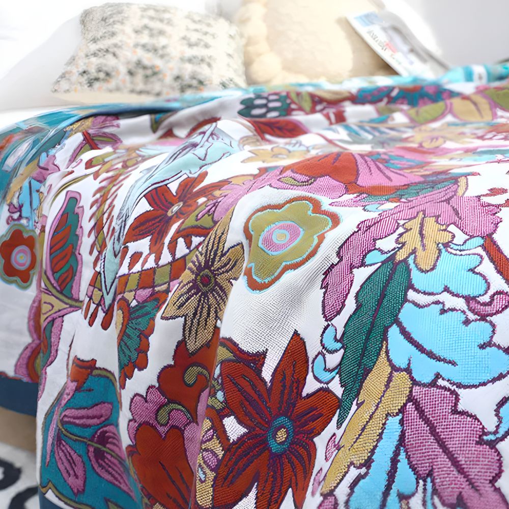 Couverture florale Ruhe Wendeblanket