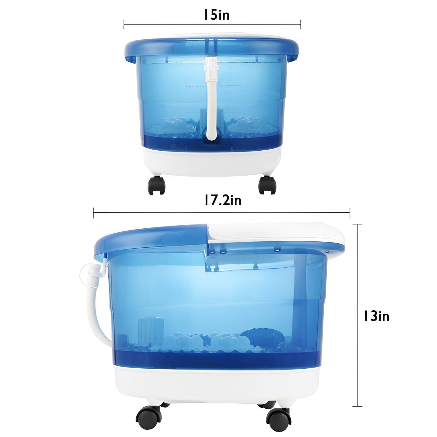 Fußbad-Massager - Hydrotherapie - Heizfunktion