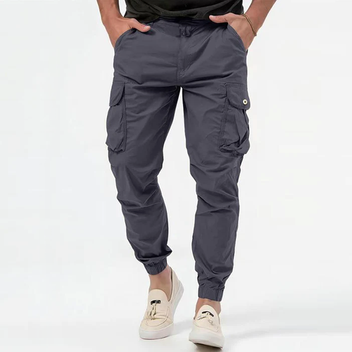 Pantalons cargo pour hommes avec poches cargo et poches élastiques