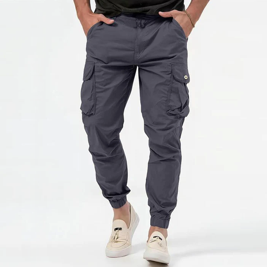 Pantalons cargo pour hommes avec poches cargo et poches élastiques