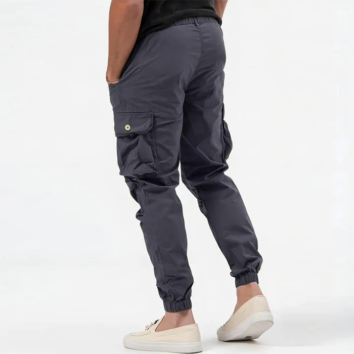 Pantalons cargo pour hommes avec poches cargo et poches élastiques