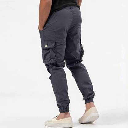 Pantalons cargo pour hommes avec poches cargo et poches élastiques