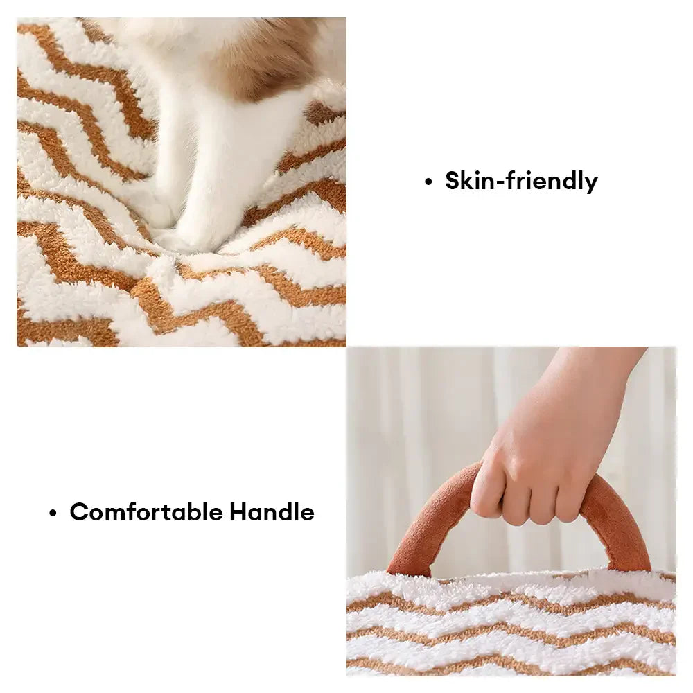 Lit pour chien portable semi-fermé avec toit, chaud et durable pour les animaux de compagnie