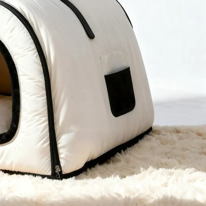 Waterproof Washable Cat Cave & Dog Bed for Deep Sleep Comfort