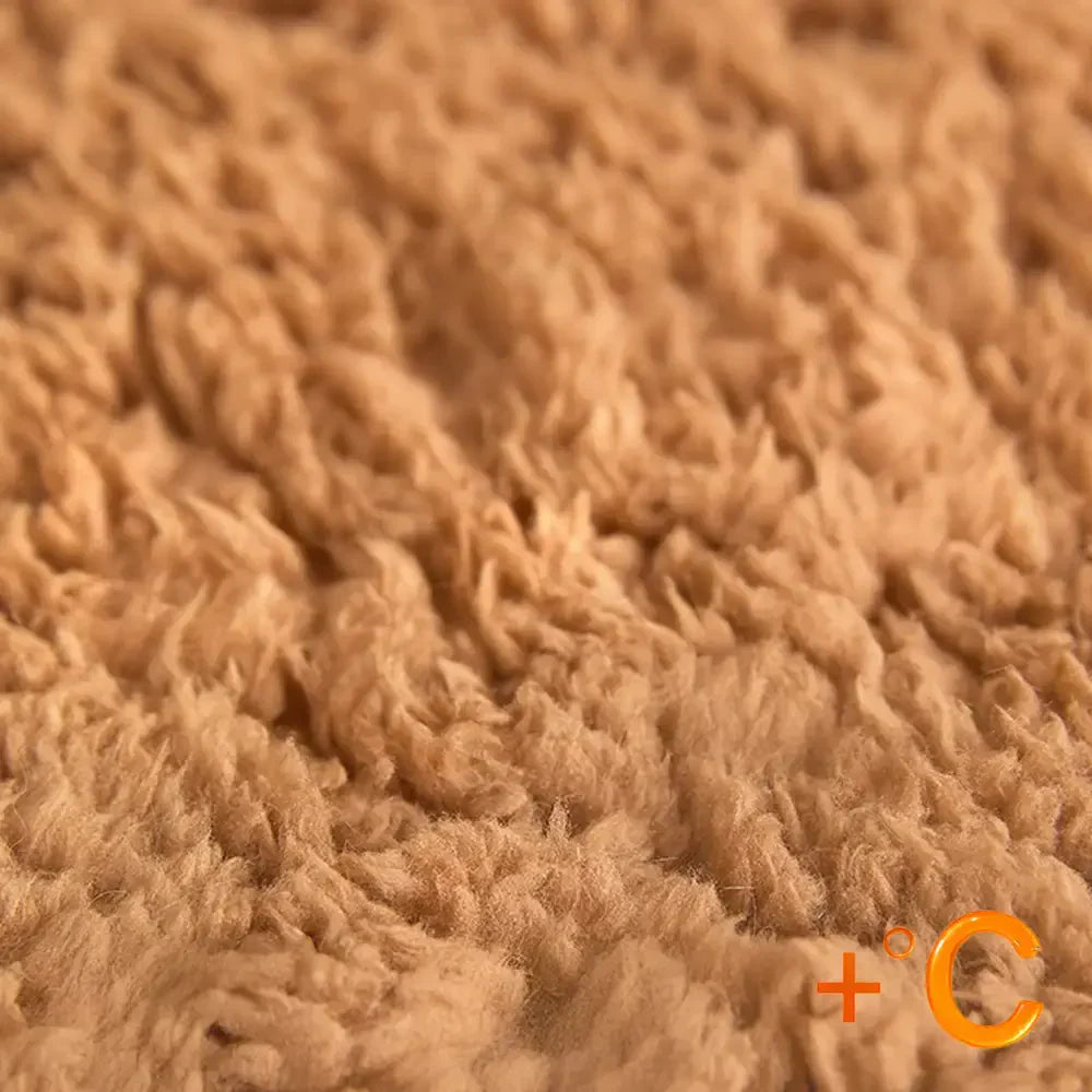 Washable Orthopedic U-Shaped Faux Lambswool Pet Bed for Dogs & Cats