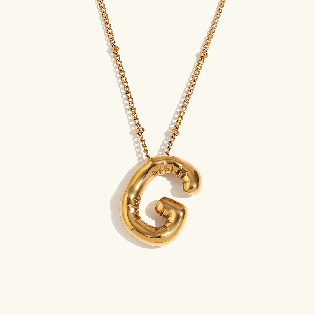 Arabella - Balloon Letter Initial Necklace — crafted for everyday quality.