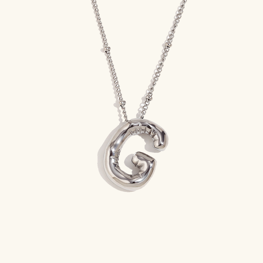 Arabella - Balloon Letter Initial Necklace — crafted for everyday quality.