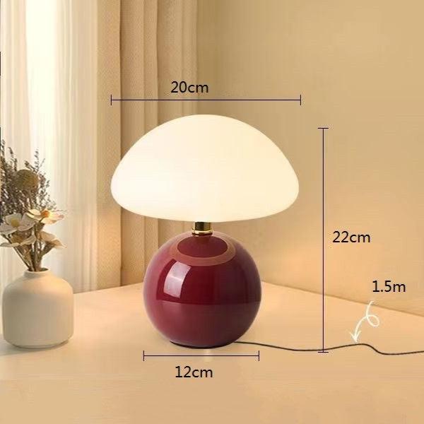 Adjustable Retro Mushroom Table Lamp - Warm Minimalist Lighting
