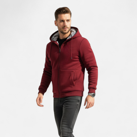 Sweat à capuche en polaire pour hommes | Weich, Warm &amp; Entspannt für den Alltag 