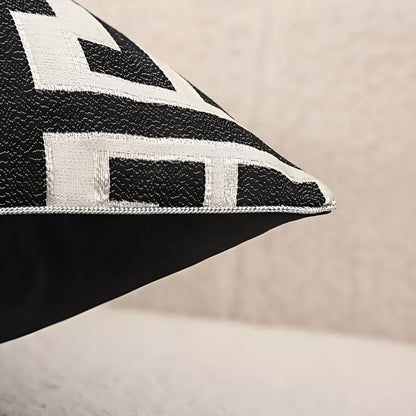 Geometrisch Jacquard Luxe Kussenhoes