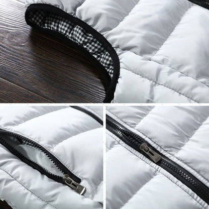 Pufferweste - Gilet d'hiver zippé pour hommes