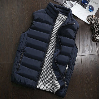 Pufferweste - Gilet d'hiver zippé pour hommes