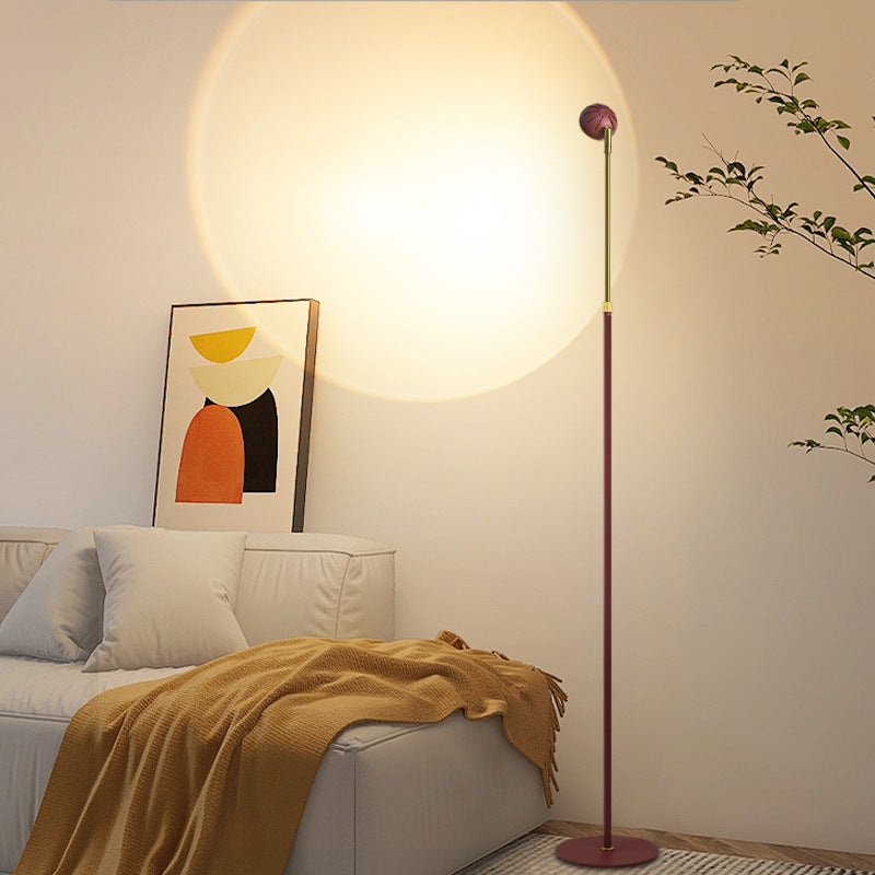 Adjustable Black Metal LED Floor Lamp for Living Room & Bedroom