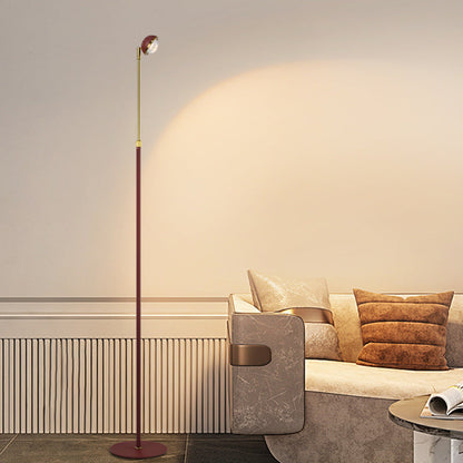 Adjustable Black Metal LED Floor Lamp for Living Room & Bedroom