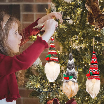 24 Plush Christmas Gnome Ornaments | Holiday Decor Set for Home