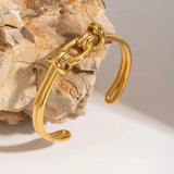 Naomi - Gold Knot Bangle — perfect for those who value comfort and design.