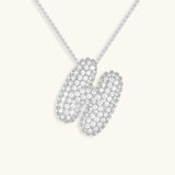 Esme - Bubble Initial Diamond Necklace — designed to inspire your lifestyle.