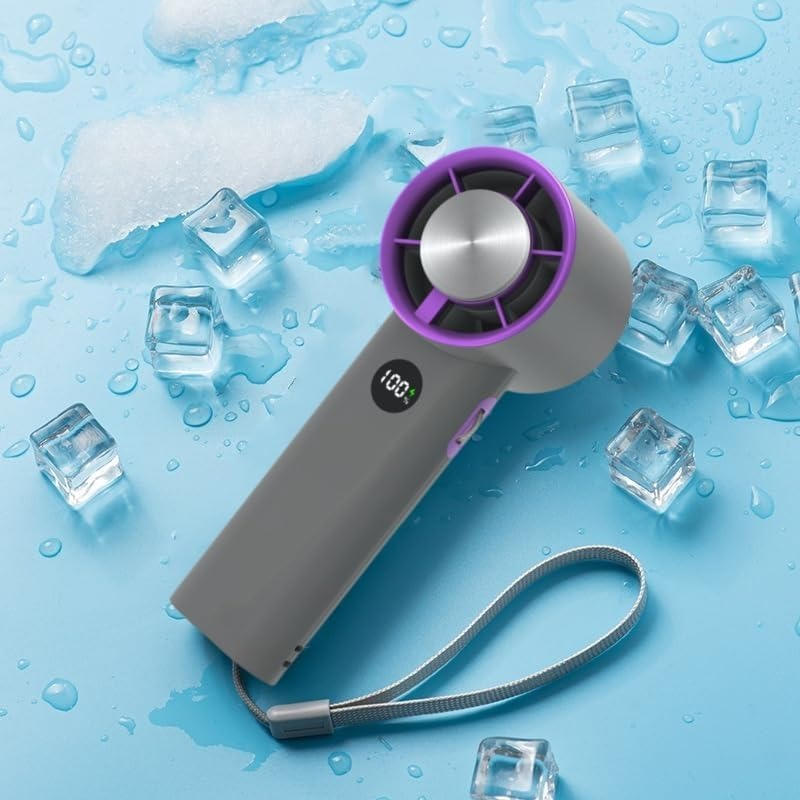 Ventilateur à main - Tragbares Design - Wiederaufladbarer Akku