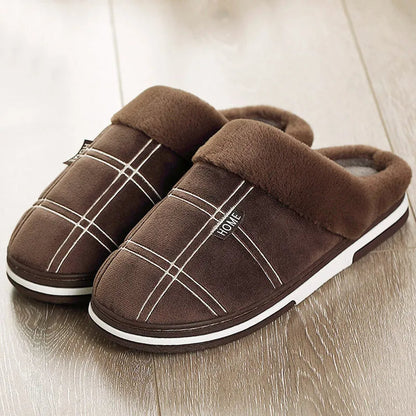 Hausschuhe - Herren Slip-On Warme Bequeme Hausschuhe pour l'hiver