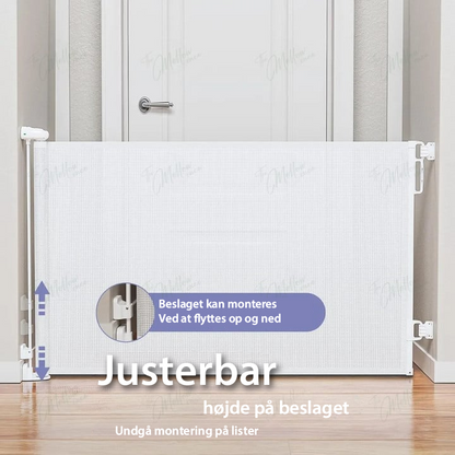 Barrière de sécurité rétractable pour enfants et animaux domestiques - Fixation murale