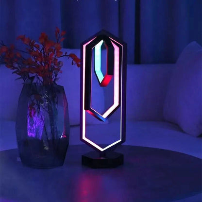 Lampe de table géométrique moderne pour la décoration intérieure, chambre et salon