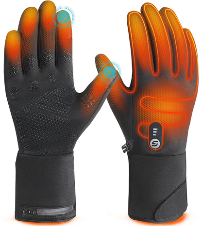 Gants chauffants rechargeables pour écran tactile, pour rester au chaud en hiver