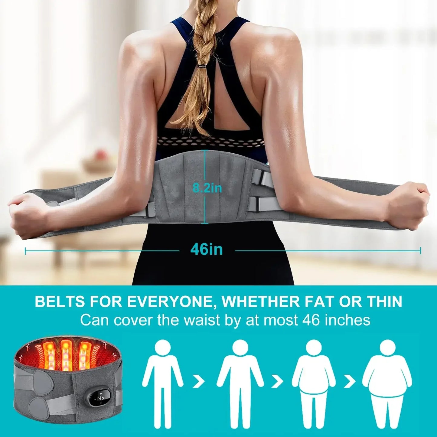 Heizkissen - Unterer Rücken - Appareil de massage par vibrations