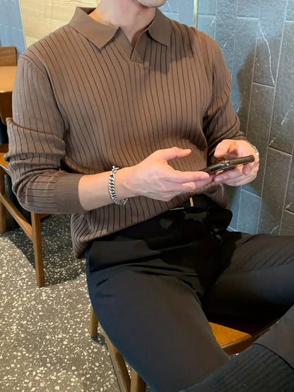 Polo-Pull | Avec Kragen | Intelligent et décontracté | Pull-over | Herrenbekleidung